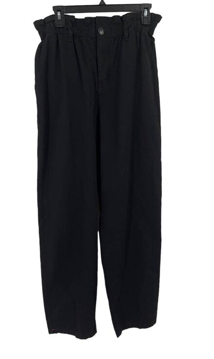 XiRENA Pants - Xirena Pans Cotton Twill Paper Bag Ankle Pants Black size Medium M